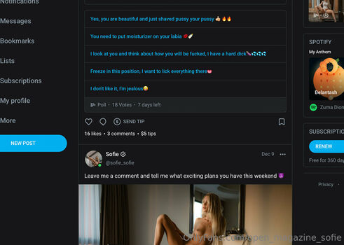 Full leaked Open magazine sofie private onlyfans photo